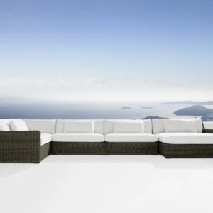 Montauk Outdoor Three-Piece Sectional – Starboard Snow