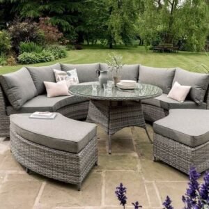 Oibeleza Outdoor Three Piece Sectional – Starboard Snow