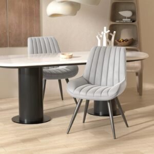 Simple Dining Chairs with Loose Backrest (Set of 2)