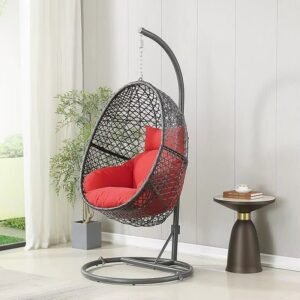 Egg Chair with Stand for Indoor and Outdoor Use